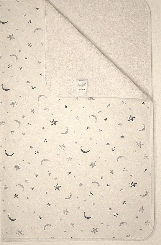 Baby Waterproof Bed Pad Washable Mattress Protector White Star