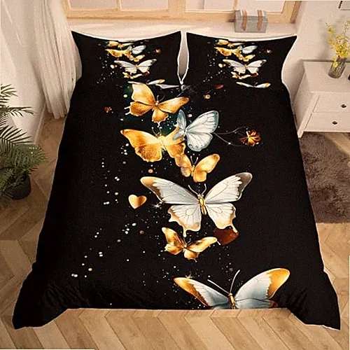 Butterfly Bedding Set for Girls Boys Children Twin (No Comforter) Multi 45