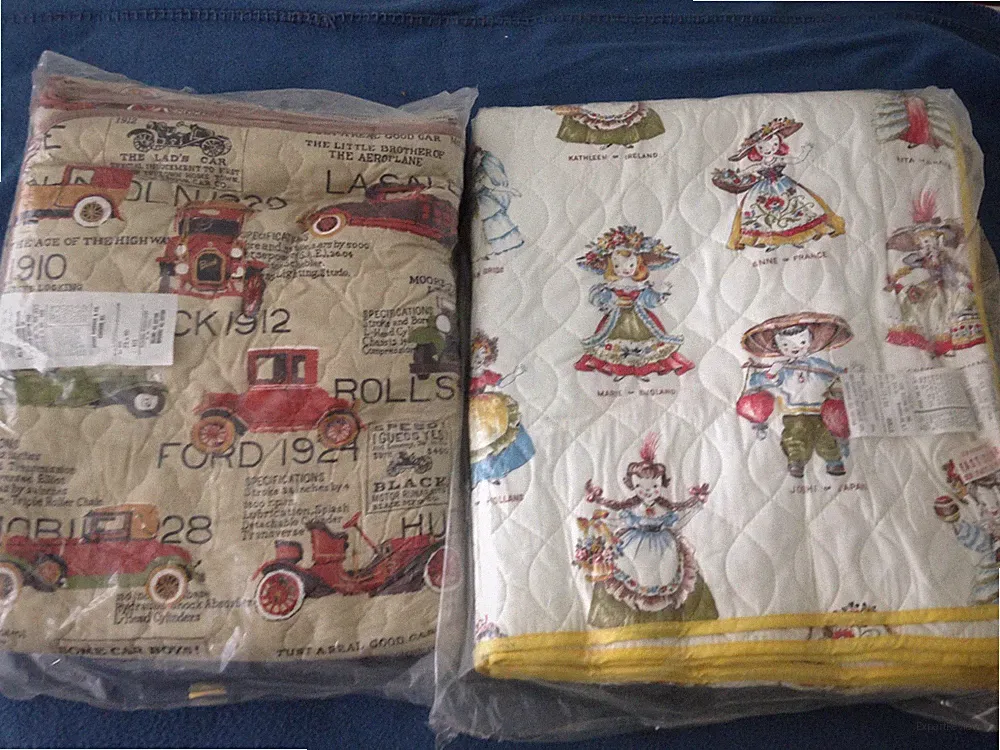 Colorful Warm Bedspreads for Girls or Boys Kids, Cars for Boys, Dolls for Girls