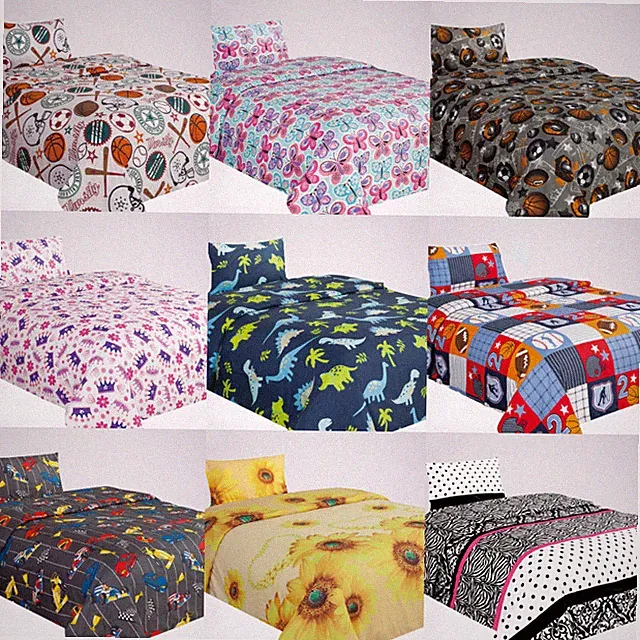 Premium Hotel Collection Bedding Sheet Set Modern New Design for Girls & Boys