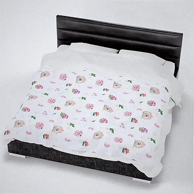 Whimsical Fairy Blanket For Girls Magical Storybook Style